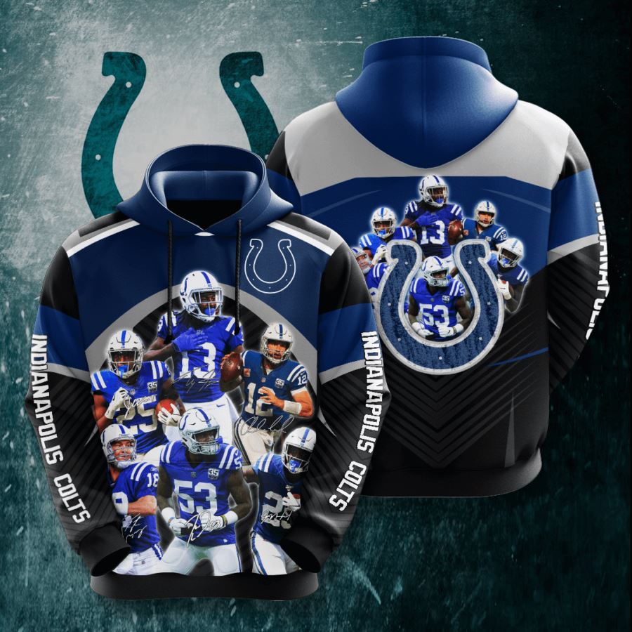 Indianapolis Colts Custom Hoodie 3D