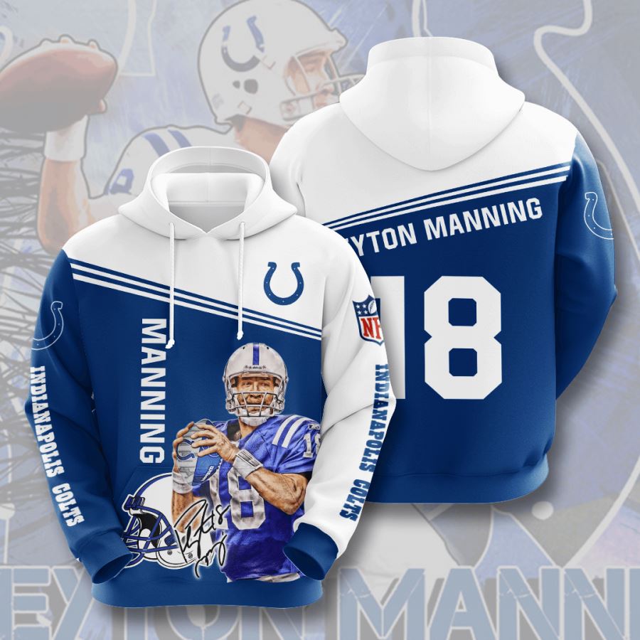 Indianapolis Colts Custom Hoodie 3D