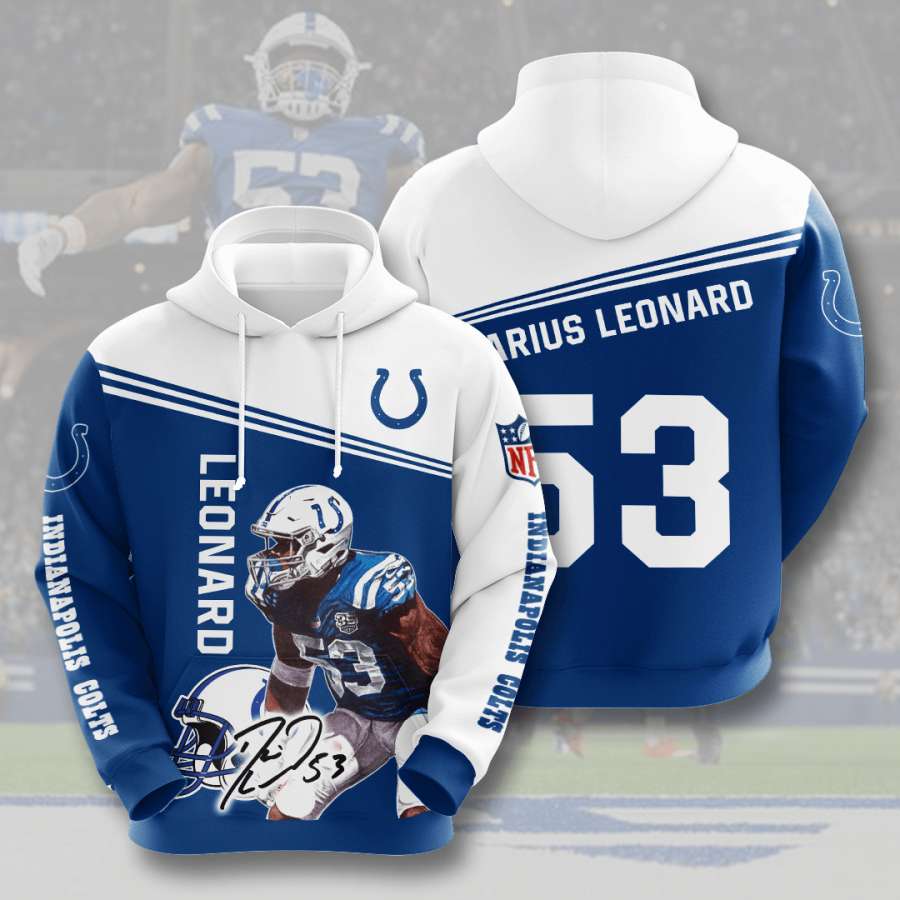 Indianapolis Colts Custom Hoodie 3D