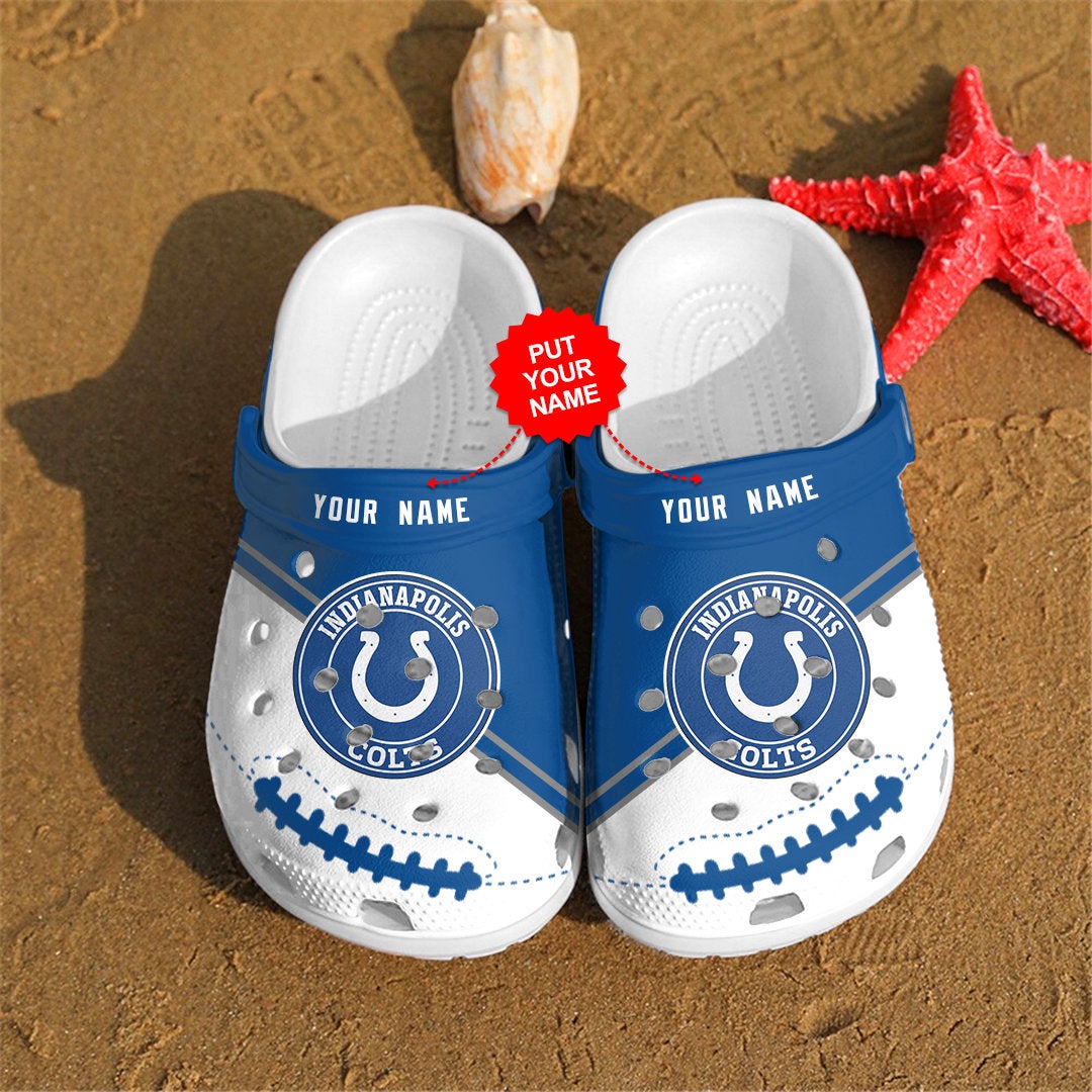 Indianapolis Colts Personalized Custom For Nfl Fans Crocs Clog Shoes 1 Indianapolis Colts Personalized Custom For Nfl Fans Crocs Clog Shoes