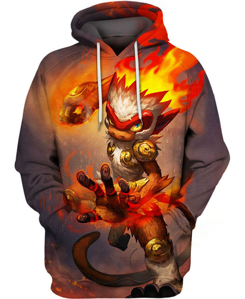 Infernape Hoodie 3D