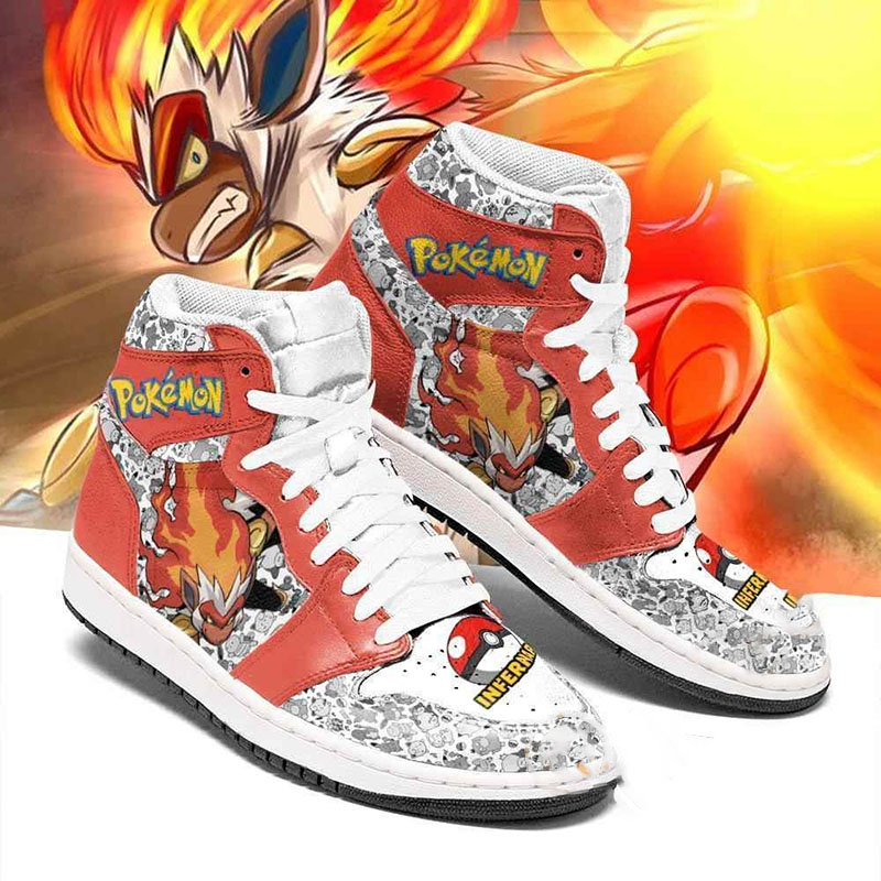 Infernape Cute Pokemon Sneakers Air Jordan Shoes