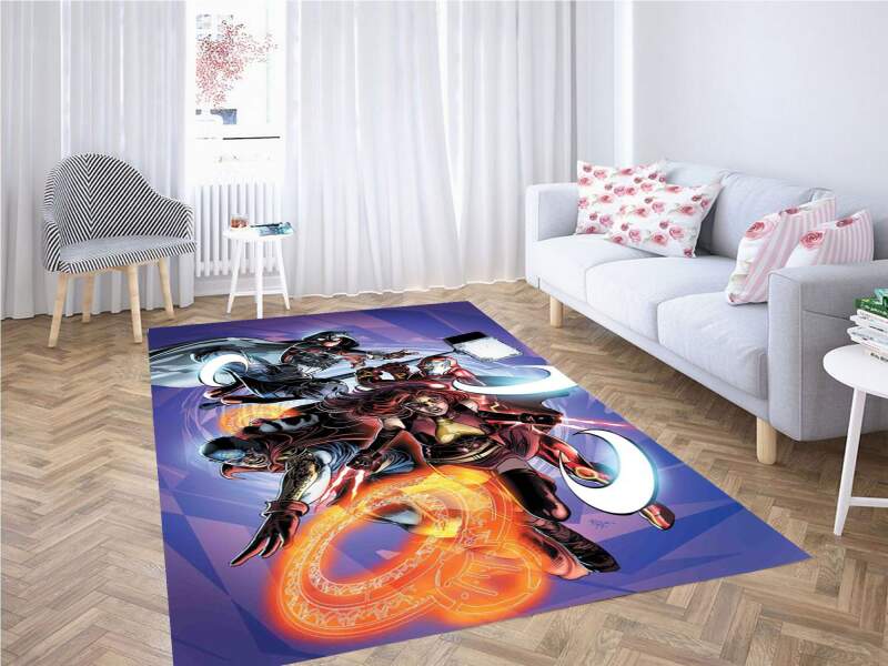 Infinity Wars Comic Carpet Rug 1 Infinity Wars Comic Carpet Rug