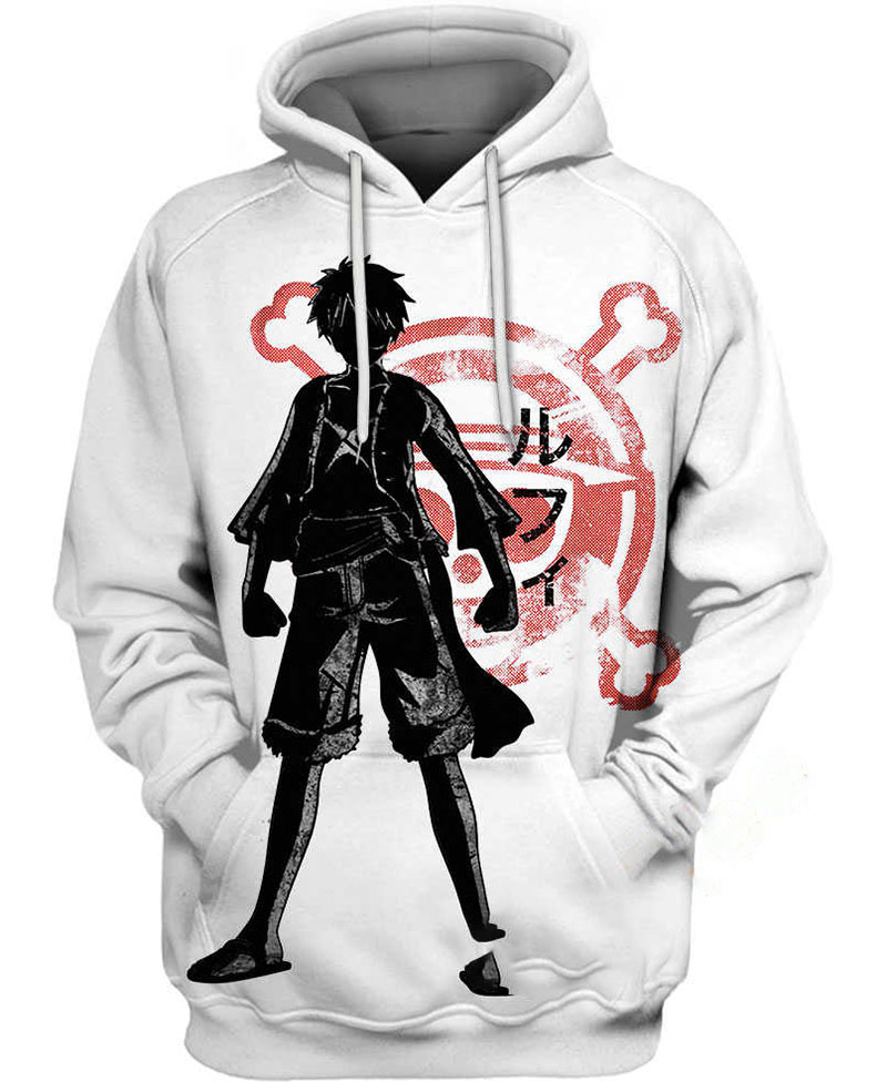Ink Pirate Luffy Hoodie 3D