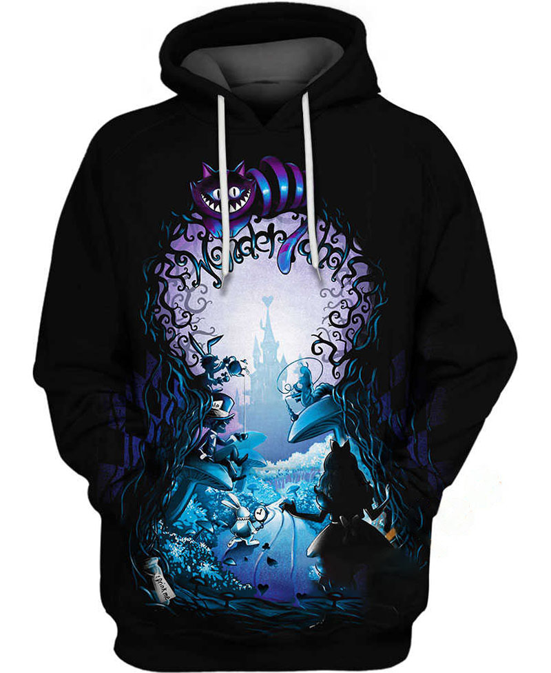 Inside A Alice In Wonderland Hoodie 3D 7 Inside A Alice In Wonderland Hoodie 3D
