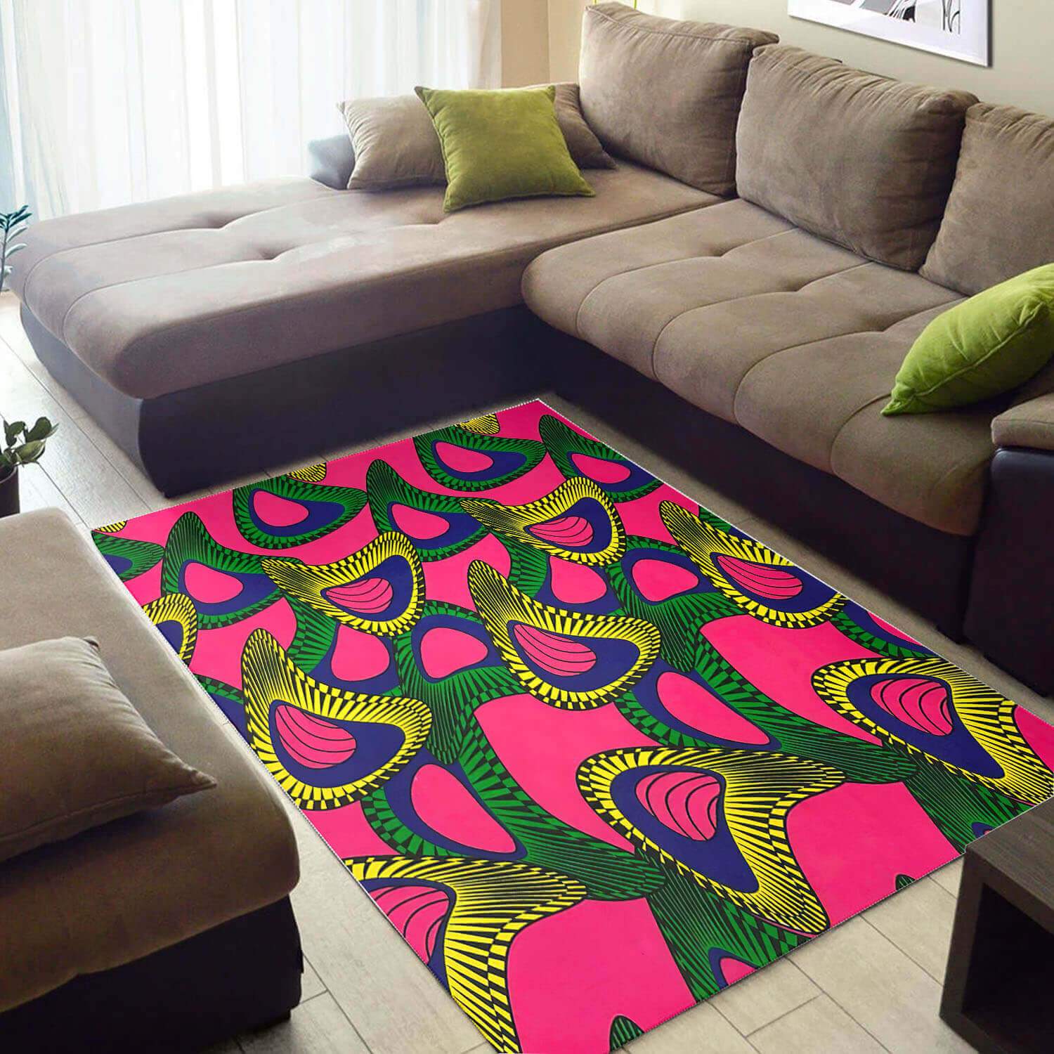 Inspired African Beautiful Afrocentric Art Themed Carpet Living Room Rug 2 Inspired African Beautiful Afrocentric Art Themed Carpet Living Room Rug