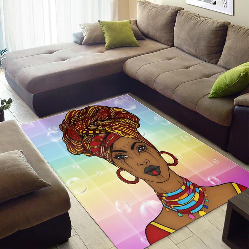 Inspired African Pretty American Black Art Queen Large Carpet Living Room Rug 3 Inspired African Pretty American Black Art Queen Large Carpet Living Room Rug