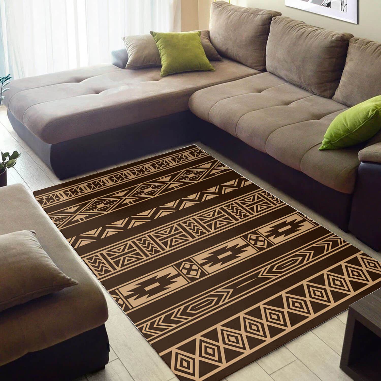 Inspired African Style Amazing Afrocentric Pattern Art Themed House Rug 2 Inspired African Style Amazing Afrocentric Pattern Art Themed House Rug