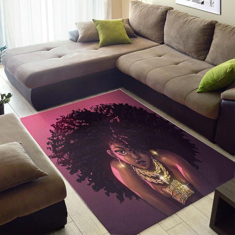 Inspired African Style Beautiful Woman Carpet Living Room Rug 2 Inspired African Style Beautiful Woman Carpet Living Room Rug