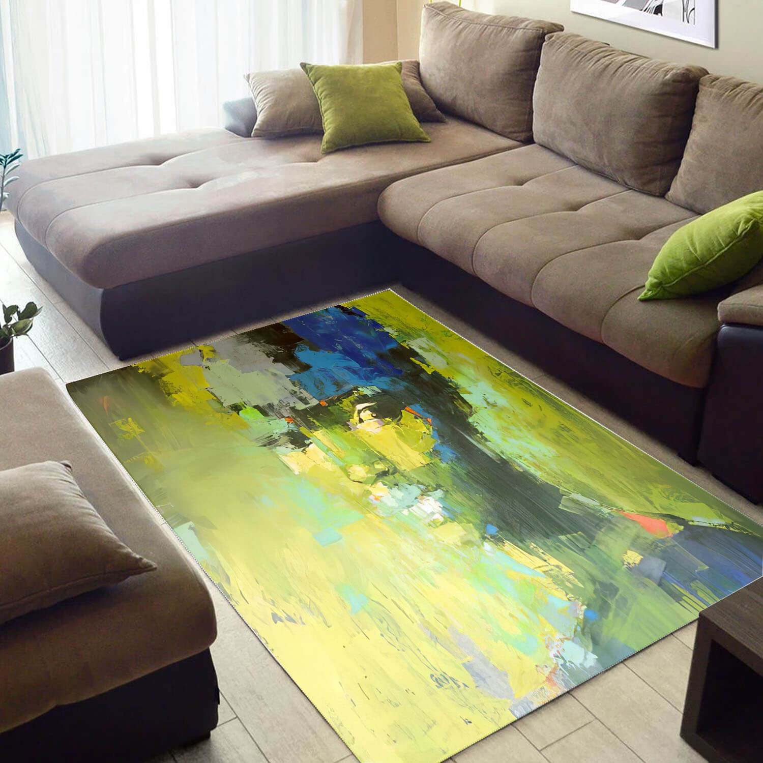 Inspired African Style Pretty Afro Girl Floor Rug 2 Inspired African Style Pretty Afro Girl Floor Rug