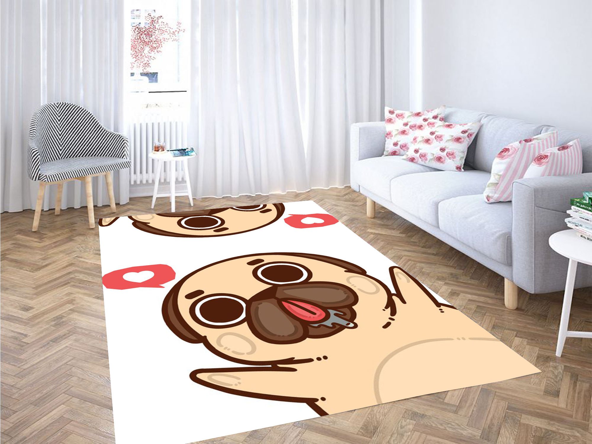 Instagram Love Dog Carpet Rug 3 Instagram Love Dog Carpet Rug