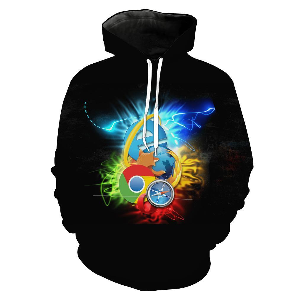 Internet Browsers Chrome Firefox Ie Hoodie 3D 3 Internet Browsers Chrome Firefox Ie Hoodie 3D