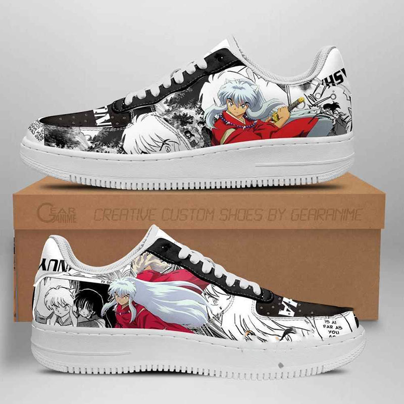 Inuyasha Manga Anime Nike Air Force Shoes