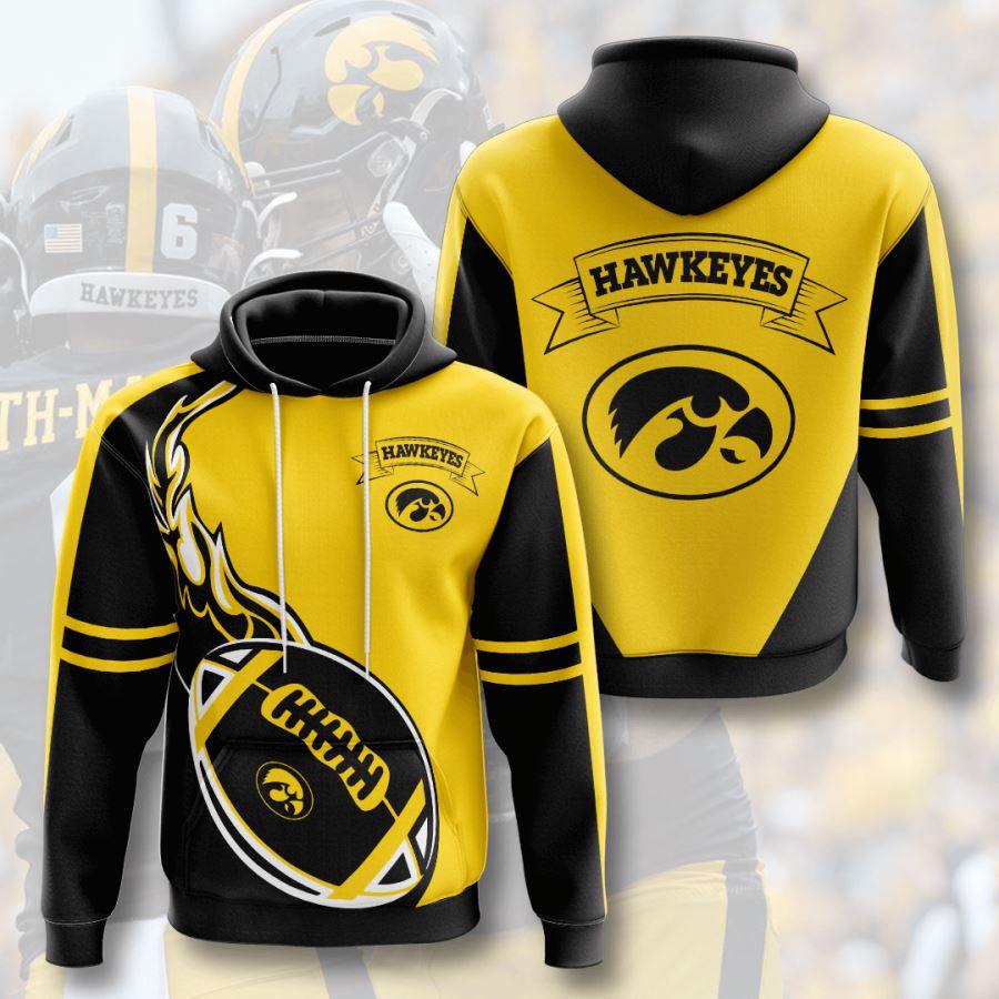 Iowa Custom Hoodie 3D