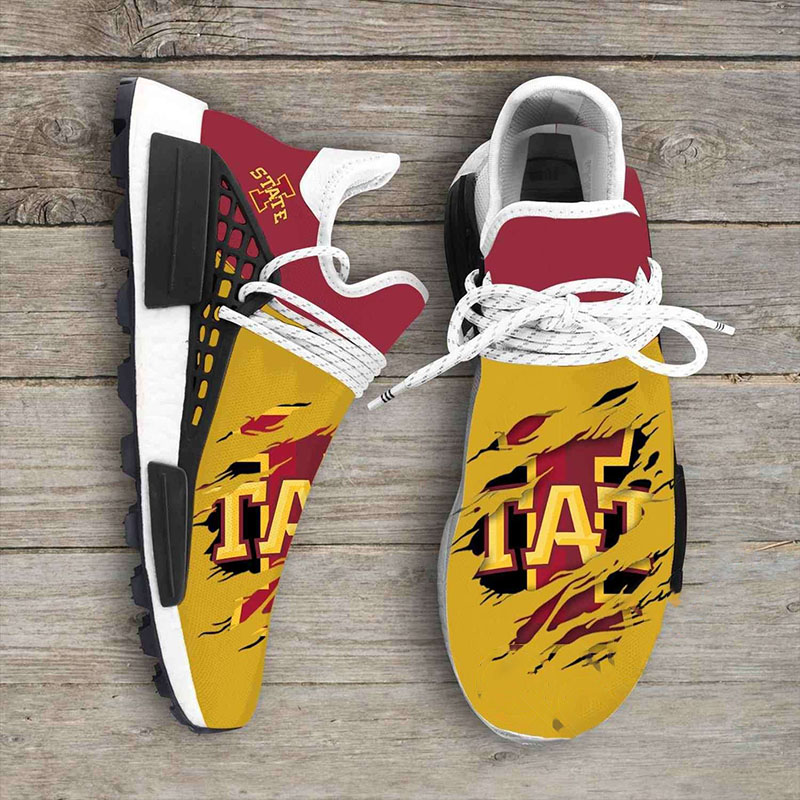 Iowa State Cyclones Scratch Design NMD Human Shoes
