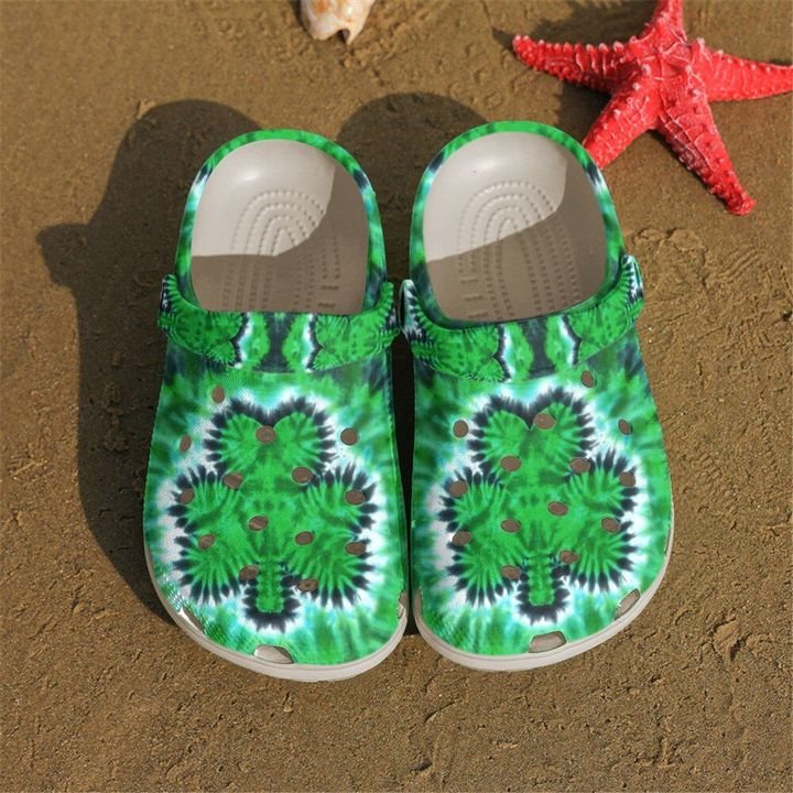 Irish Hippie Ladies Crocs Clog Shoes 10 Irish Hippie Ladies Crocs Clog Shoes