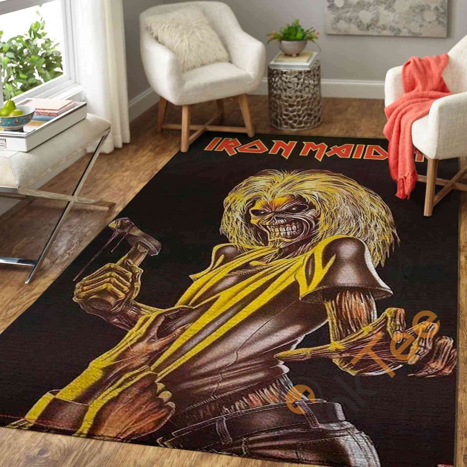 Iron Maiden Area Rug 1 Iron Maiden Area Rug