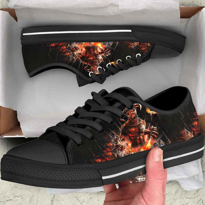 Iron Maiden Low Top Shoes