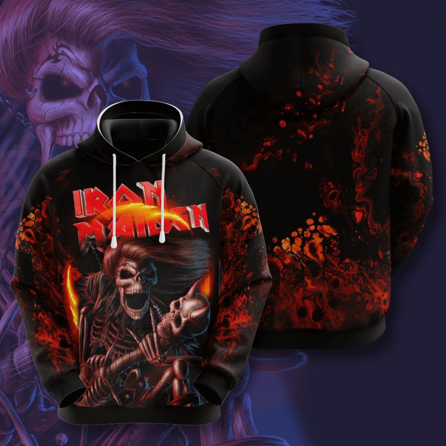 Iron Maiden Custom Hoodie 3D