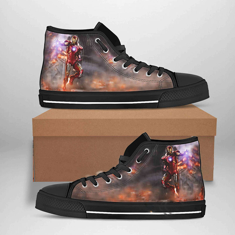 Iron Man Best Movie Character High Top Shoes
