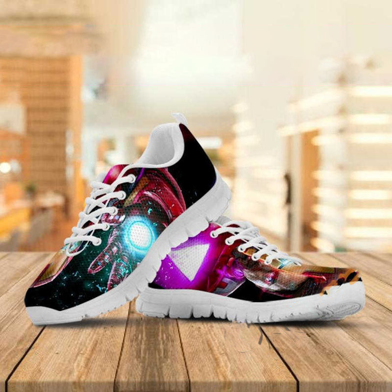 Iron Man Custom Avengers Endgame Painted Marvel Studio Superhero Movie Running Nike Roshe Shoes