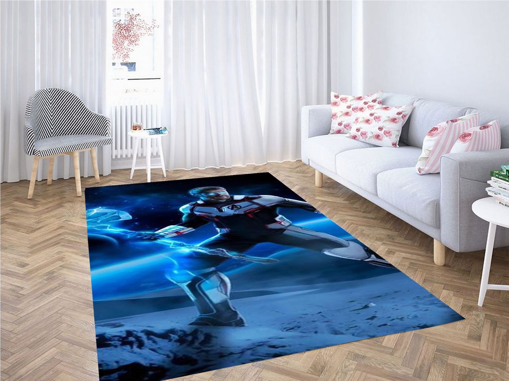 Iron Man New Suit In Avengers Living Room Modern Carpet Rug