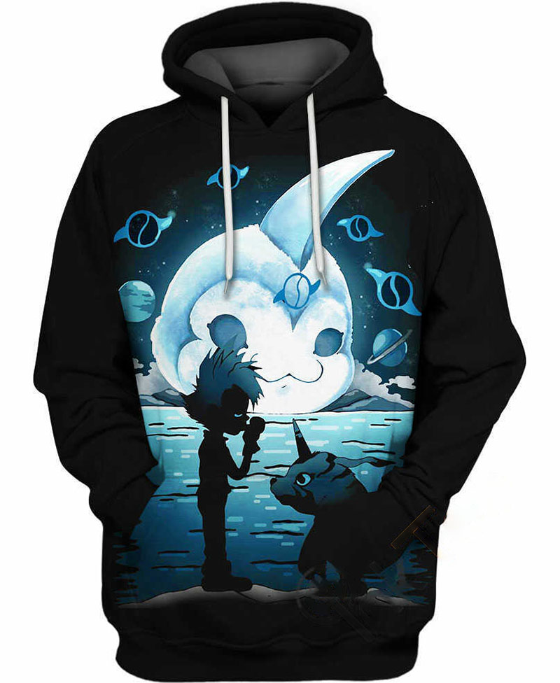 Ishida Yamato And Gabumon Hoodie 3D