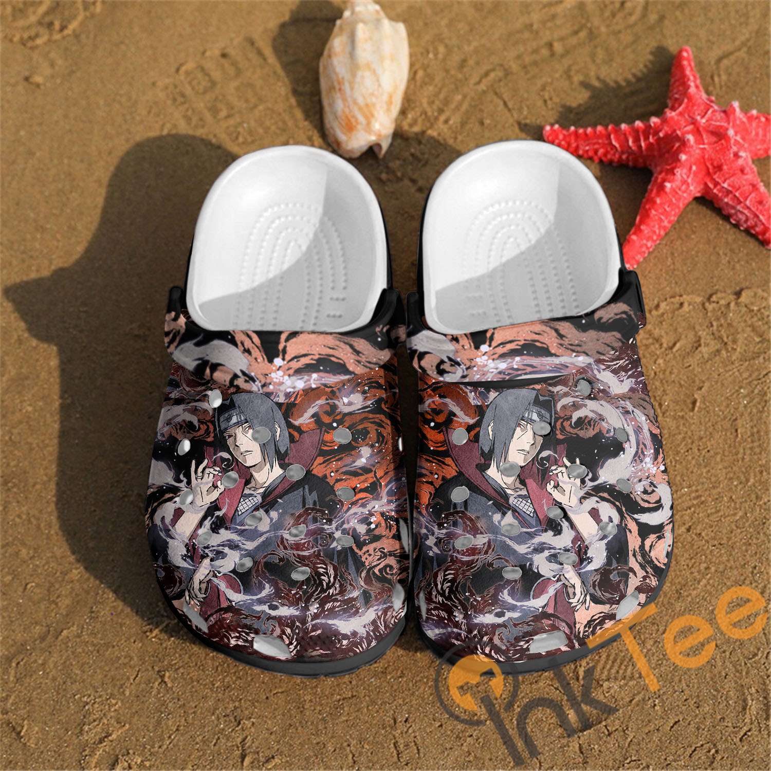 Itachi Render Anime Custom Best Seller Crocs Clog Shoes