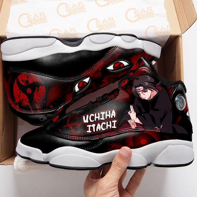 Itachi Sharingan Eyes Naruto Anime Custom Air Jordan Shoes