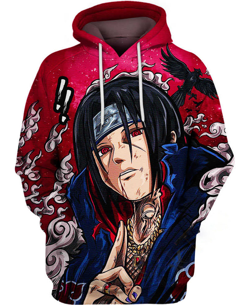 Itachi Uchiha Charisma Hoodie 3D 12 Itachi Uchiha Charisma Hoodie 3D