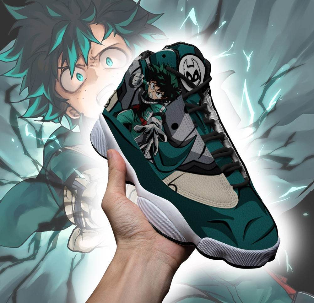 Izuku Midoriya My Hero Academia Anime Air Jordan Shoes
