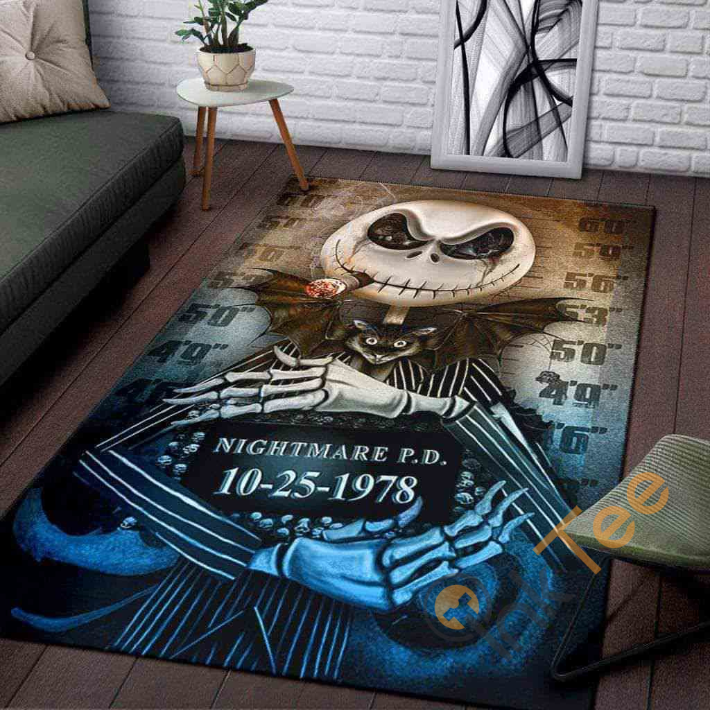 Jack Skellington Halloween Special Area Rug 3 Jack Skellington Halloween Special Area Rug