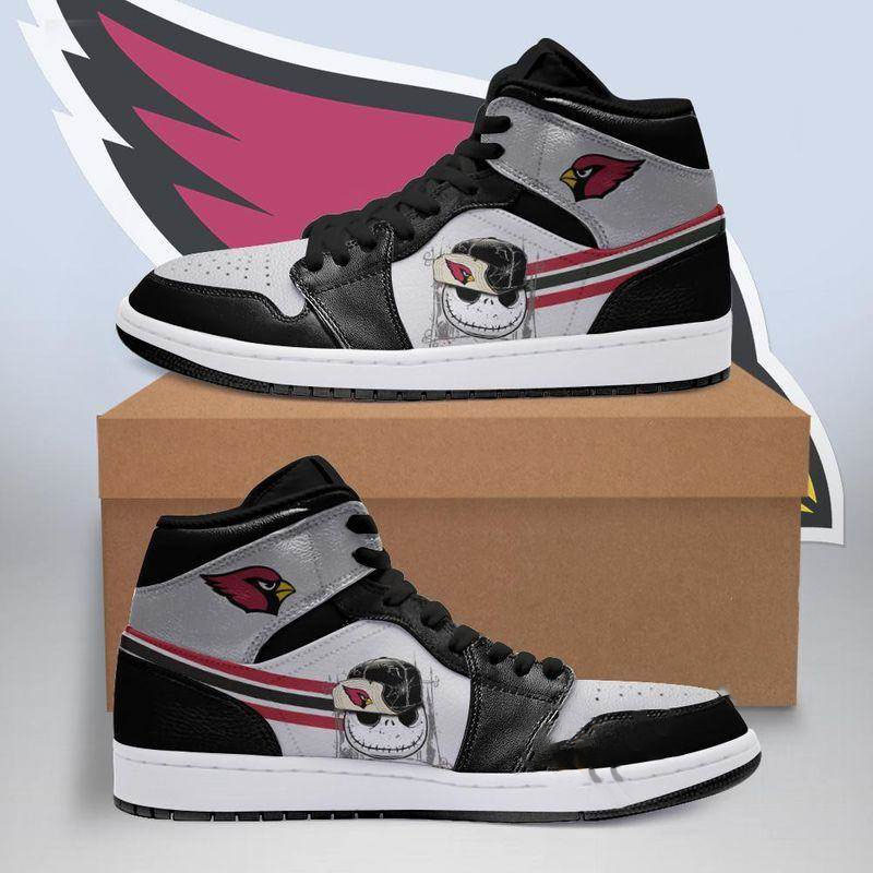 Jack Skellington Arizona Cardinals Custom Sneaker Air Jordan Shoes 7 Jack Skellington Arizona Cardinals Custom Sneaker Air Jordan Shoes