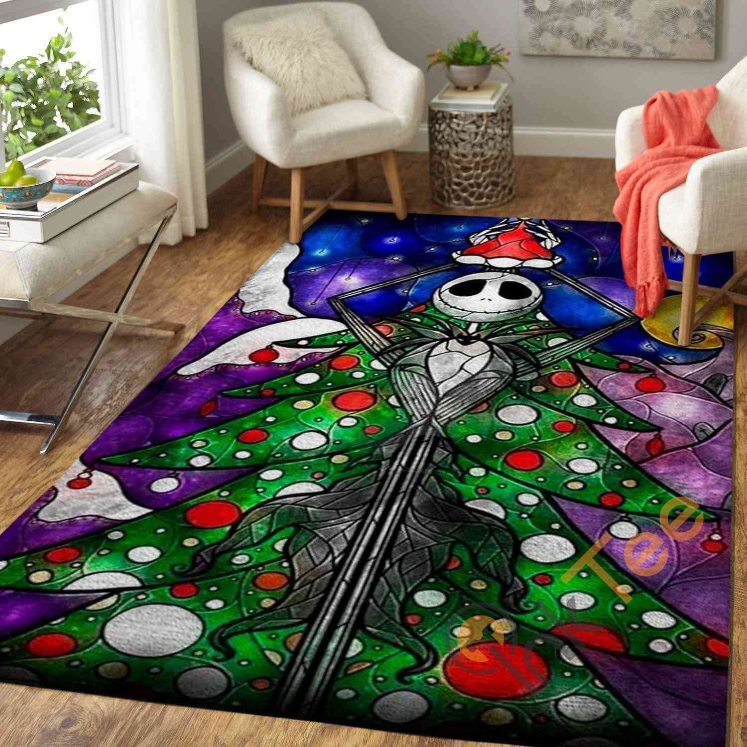 Jack Skellington Christmas Tree Area Rug 2 Jack Skellington Christmas Tree Area Rug
