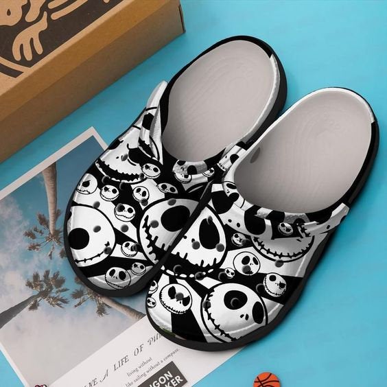 Jack Skellington Crocband Crocs Clog Shoes