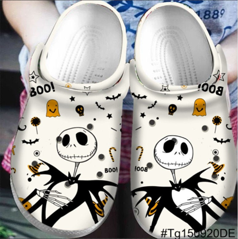 Jack Skellington Crocs Clog Shoes