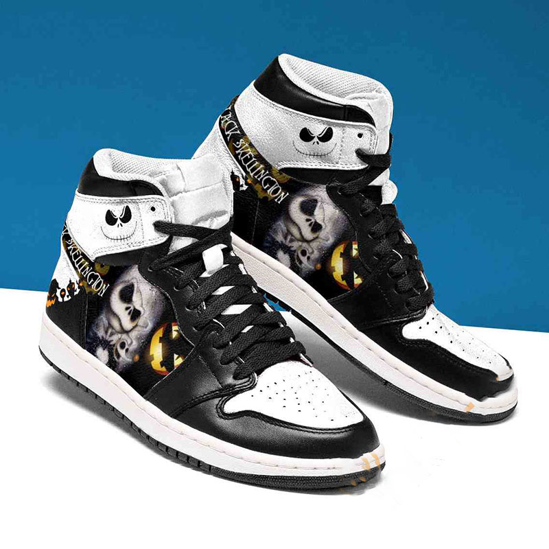 Jack Skellington Custom Air Jordan Shoes