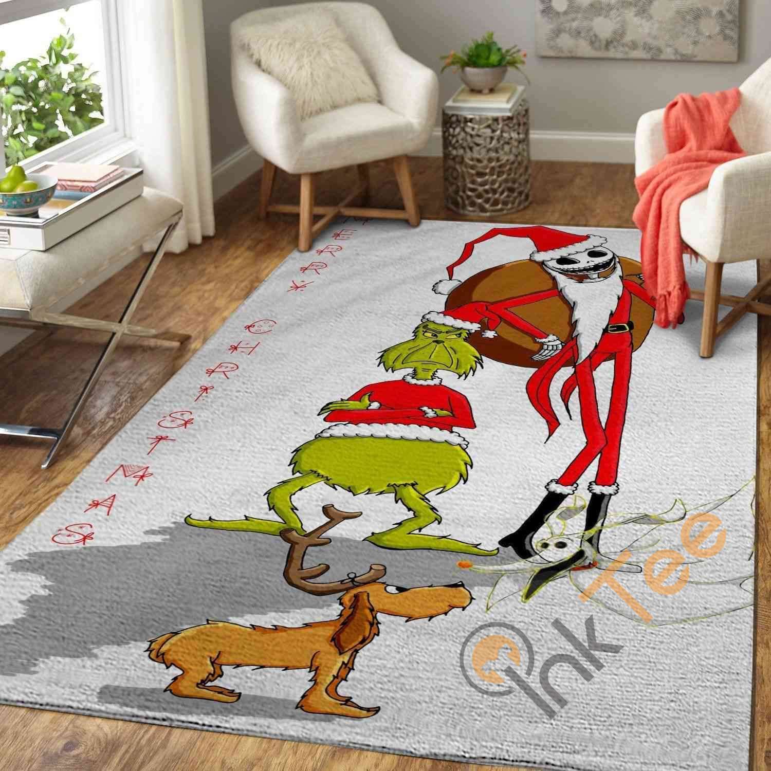 Jack Skellington Grinch Area Rug 1 Jack Skellington Grinch Area Rug