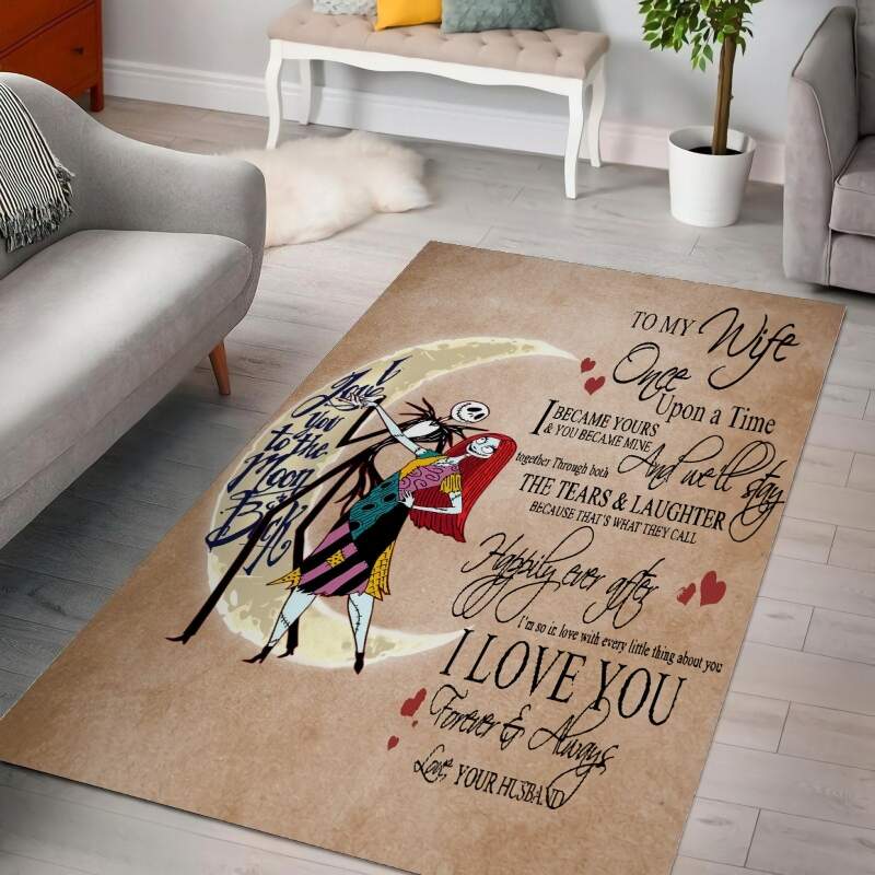 Jack Skellington Sally Floor Decorative Rug 14 Jack Skellington Sally Floor Decorative Rug