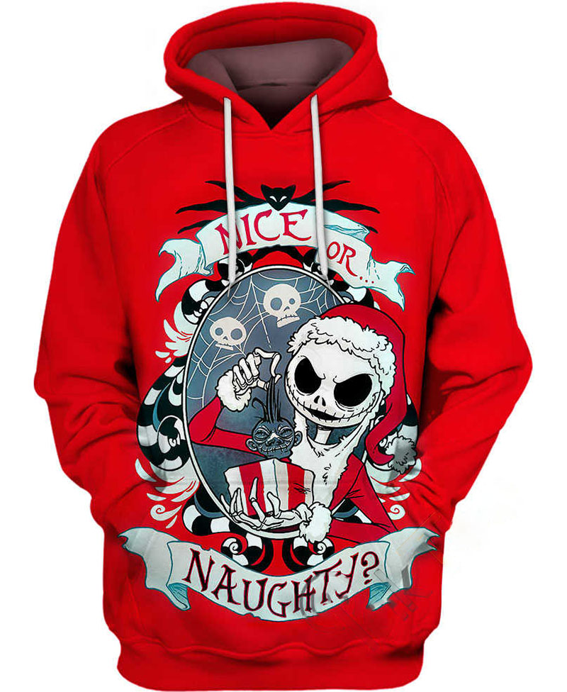 Jack Skellington Santa Hoodie 3D