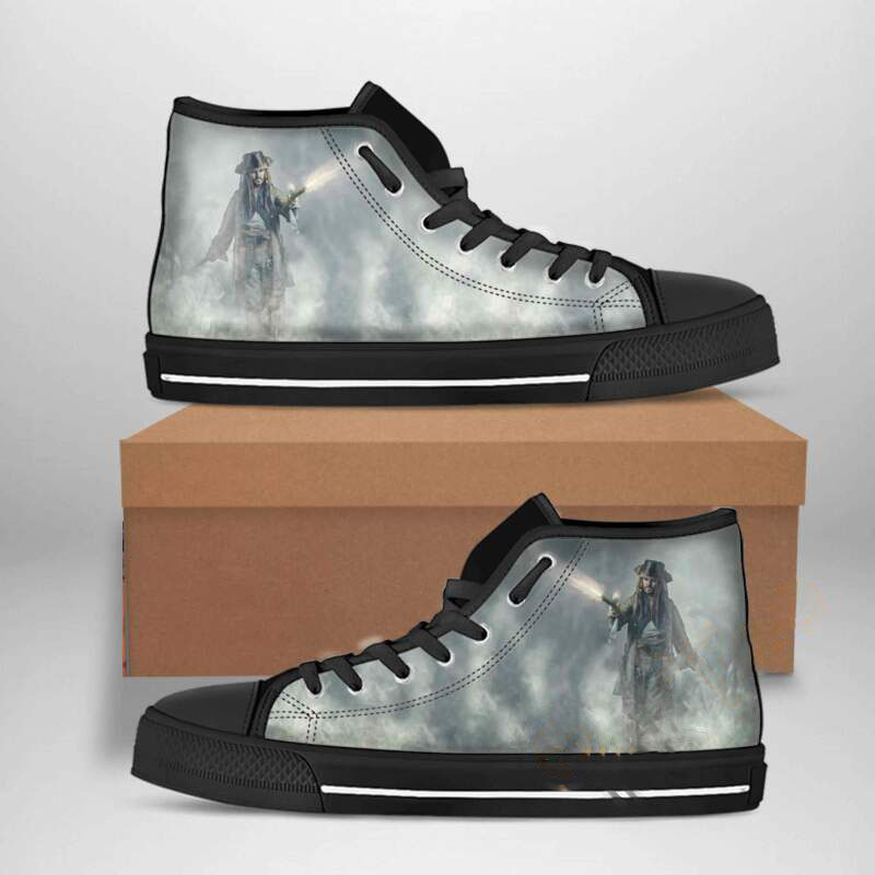 Jack Sparrow Best Movie Character High Top Shoes 3 Jack Sparrow Best Movie Character High Top Shoes