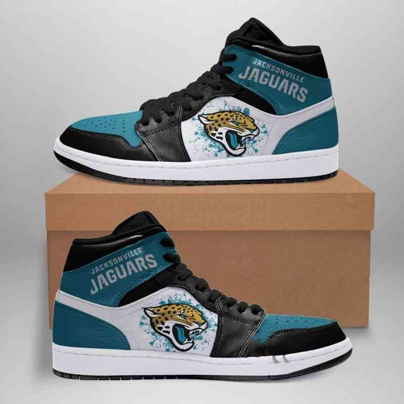 Jacksonville Jaguars Nfl Custom Air Jordan Shoes 4 Jacksonville Jaguars Nfl Custom Air Jordan Shoes