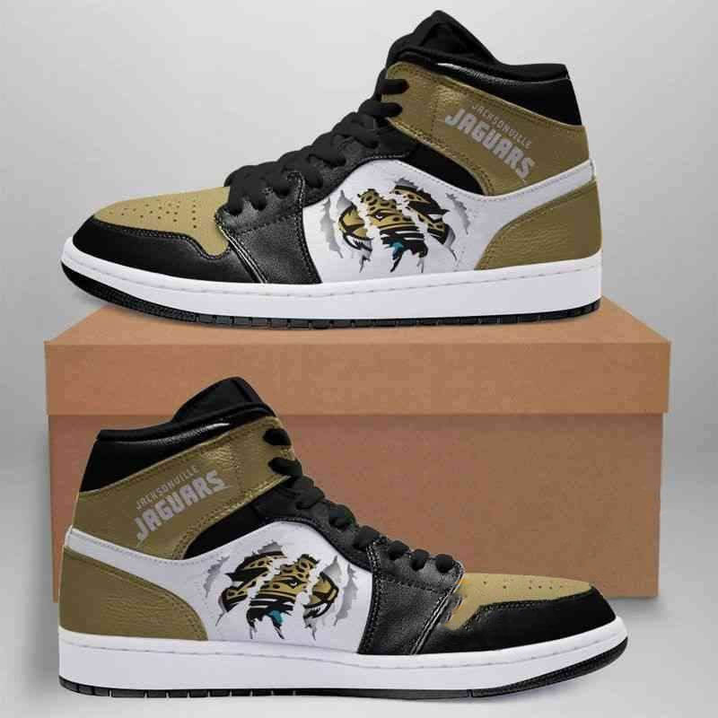 Jacksonville Jaguars NFL Custom Air Jordan Shoes