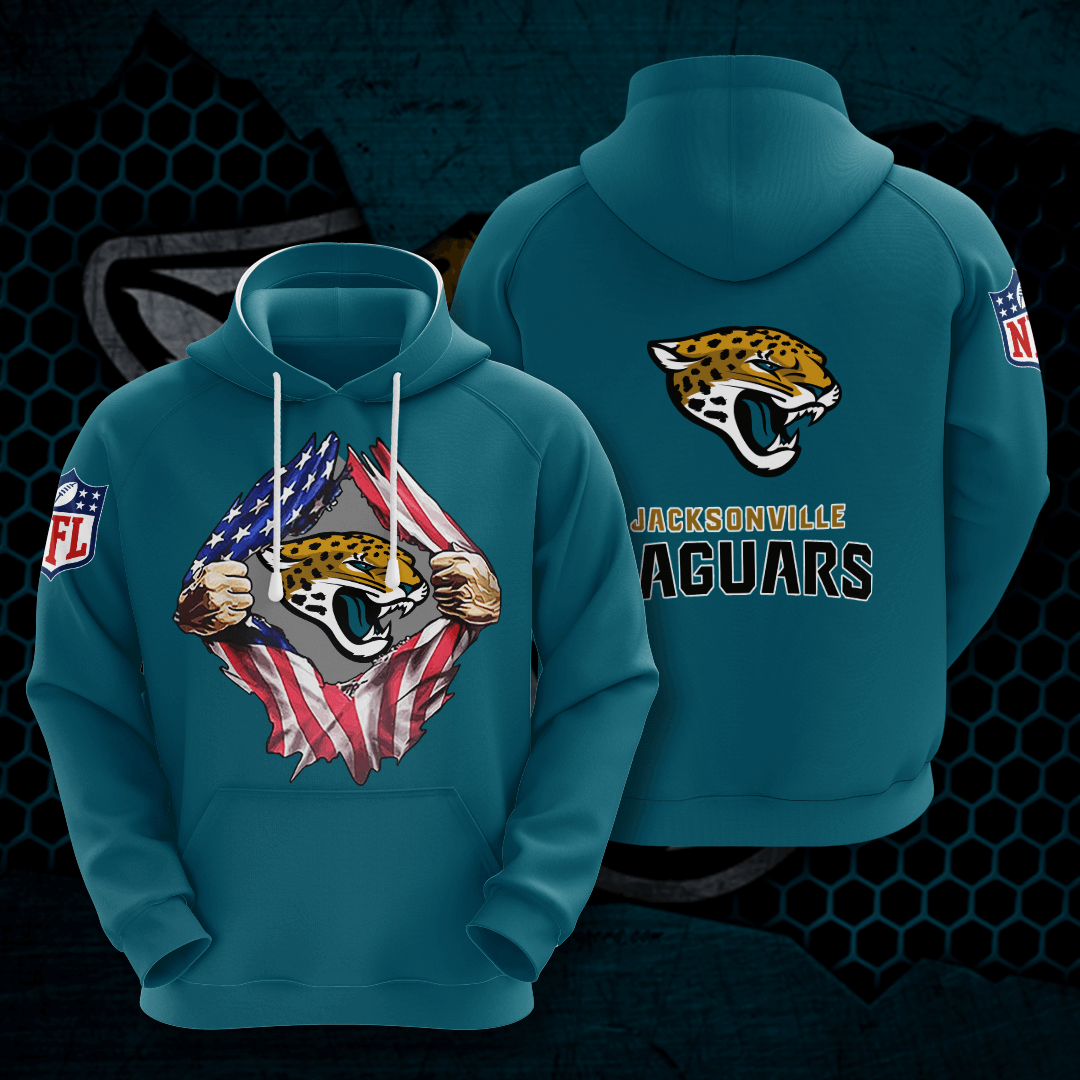 Jacksonville Jaguars Custom Hoodie 3D 11 Jacksonville Jaguars Custom Hoodie 3D