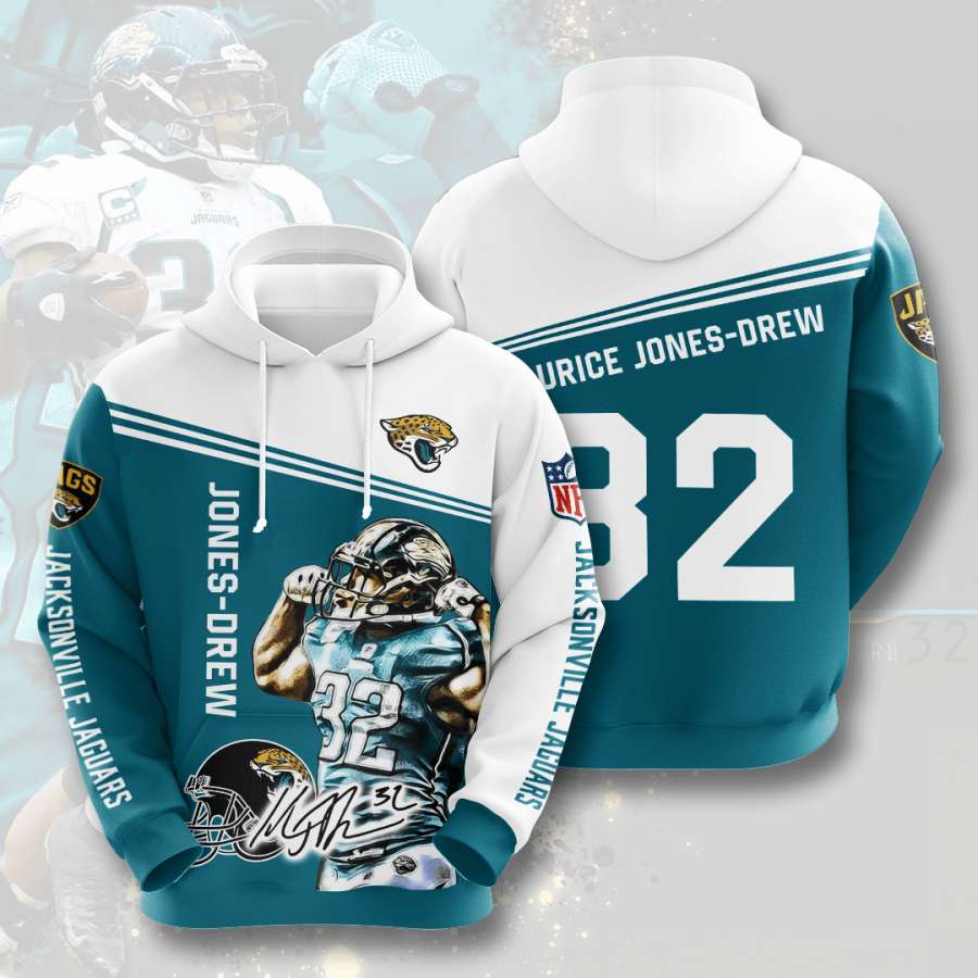 Jacksonville Jaguars Custom Hoodie 3D 1 Jacksonville Jaguars Custom Hoodie 3D