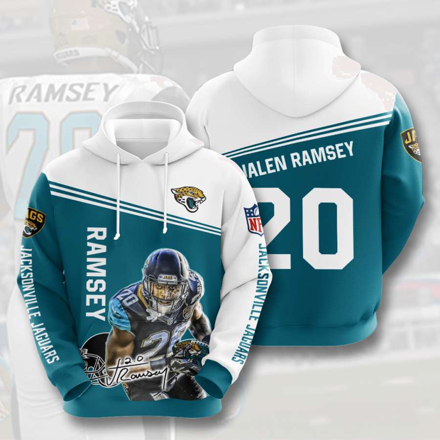 Jacksonville Jaguars Custom Hoodie 3D 7 Jacksonville Jaguars Custom Hoodie 3D