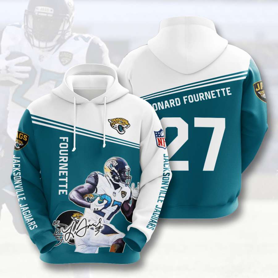 Jacksonville Jaguars Custom Hoodie 3D 15 Jacksonville Jaguars Custom Hoodie 3D