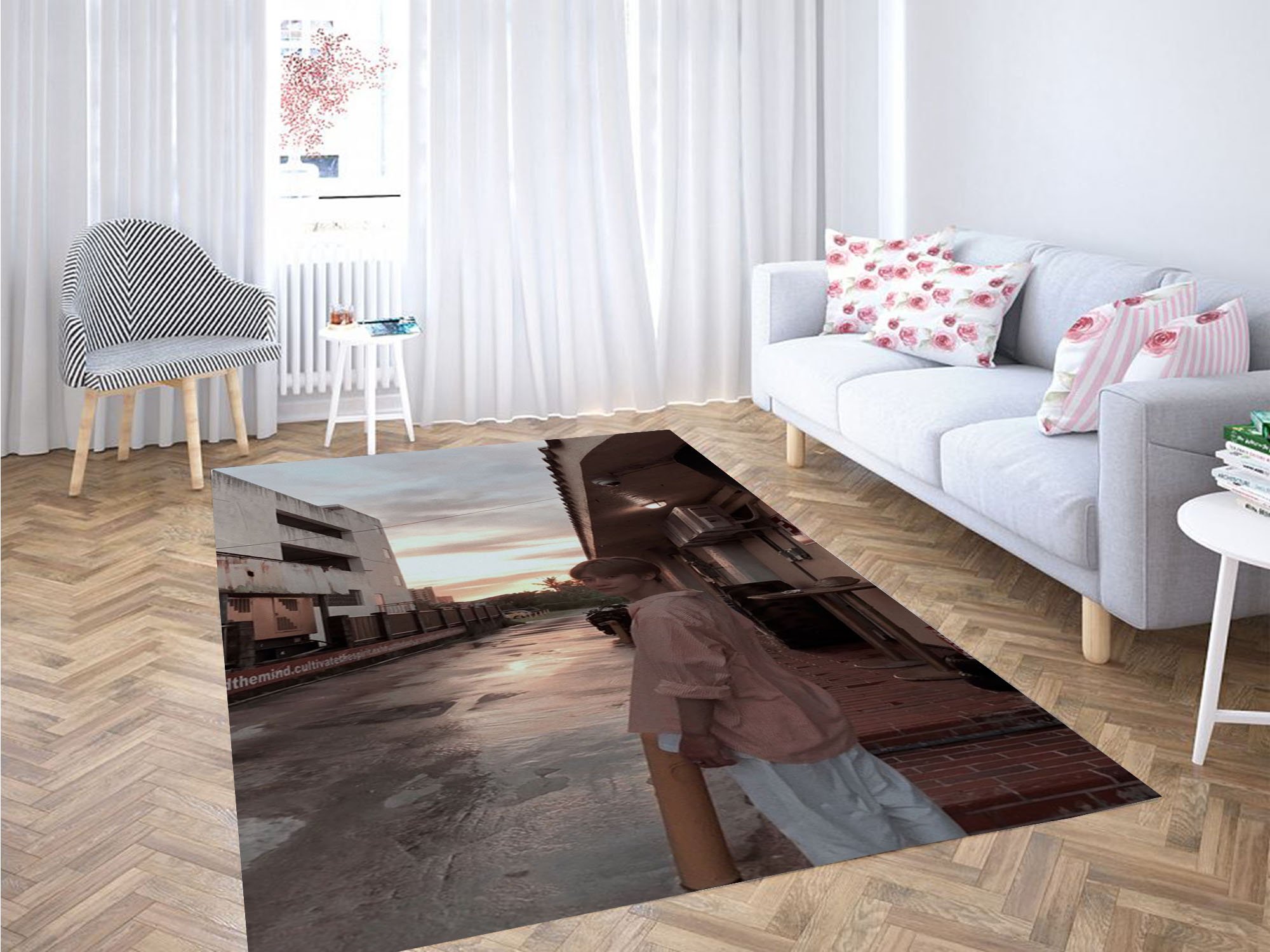 Jaemin Boyfriend Background Rug