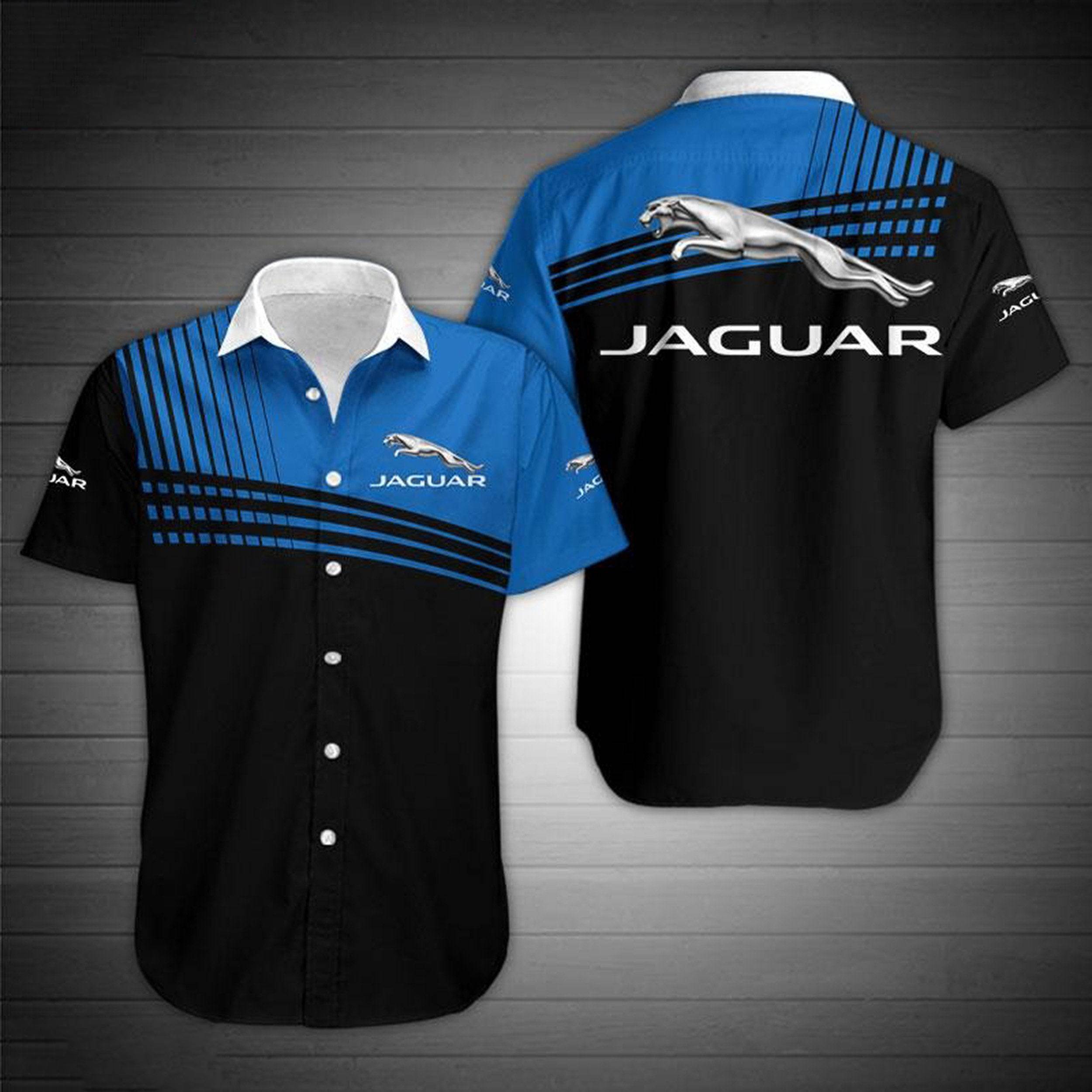 Jaguar Summer Fashion Short Sleeve Gifts For Those You Love Hawaiian shirts