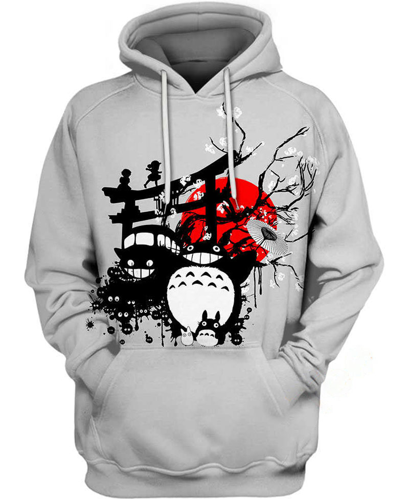 Japanese Style Studio Ghibli Hoodie 3D